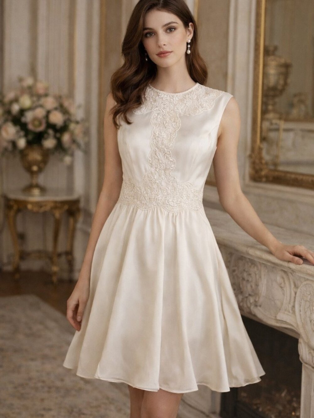 Ted Baker London Zadie Lace Fit Flare Ivory Cream Ted Baker 0 Homecoming Wedding